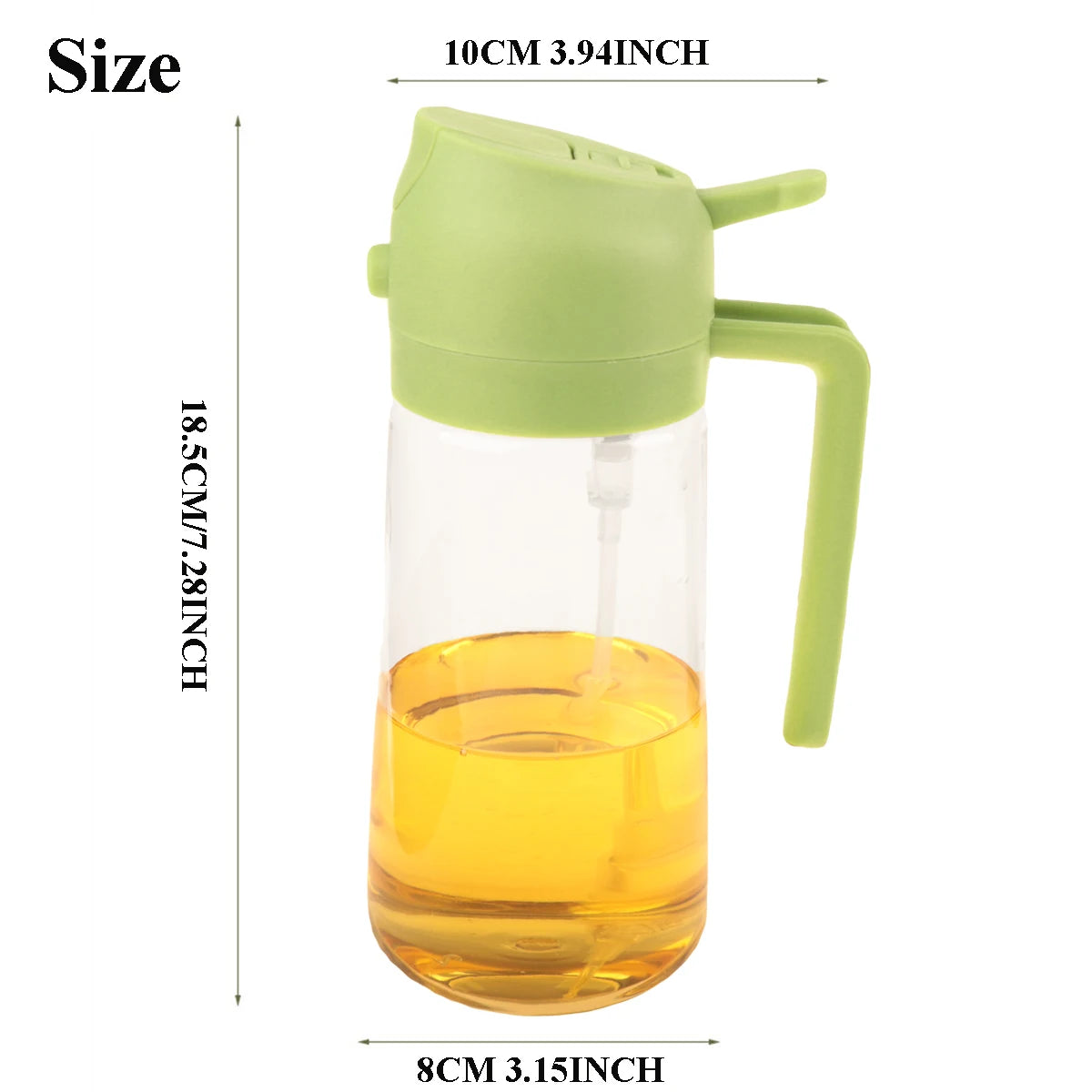 2-in-1 Oil Dispenser and Sprayer - 16oz